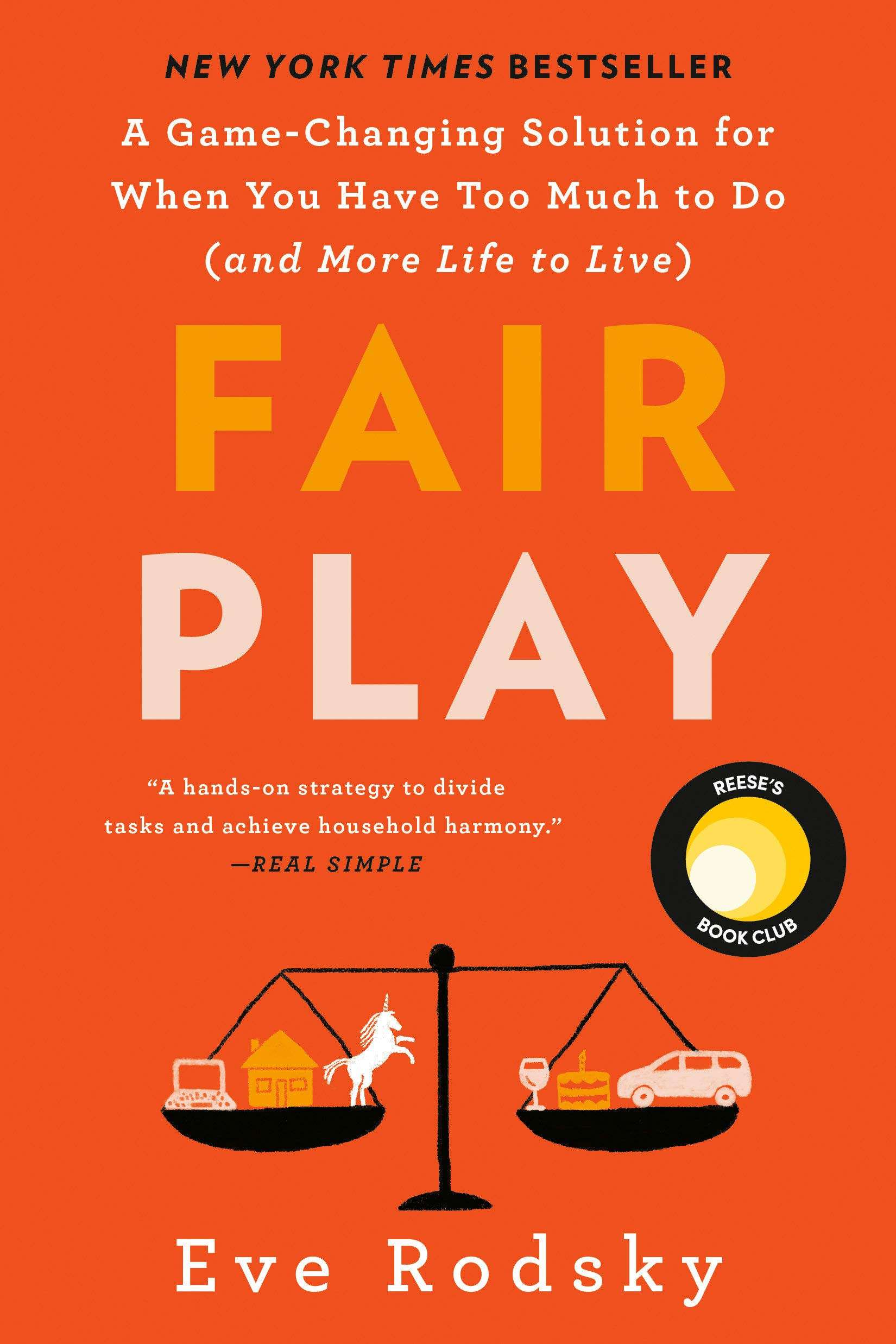 "Fair Play" by Eve Rodsky book cover 